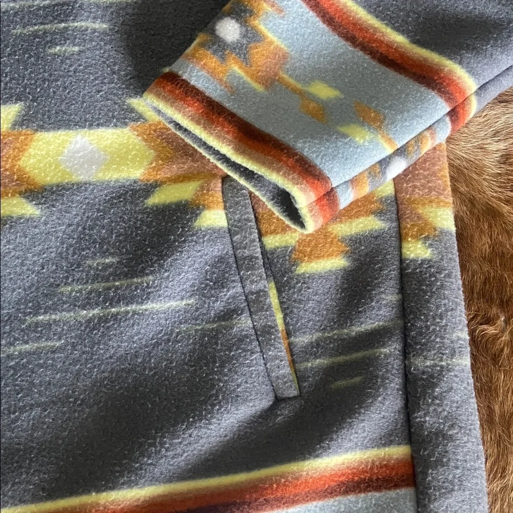 Fleece Aztec Pullover - Picture 2 of 3